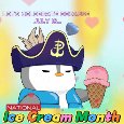 Ice Cream Month Fun Ecard...
