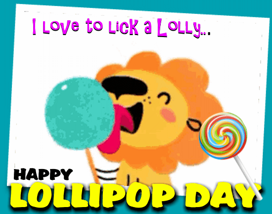 I Love To Lick A Lolly!