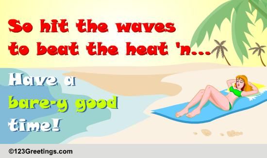 Send A Fun Nude Day ecard!