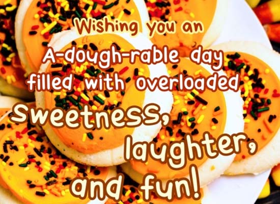 Adorable Sugar Cookie Day Ecard