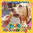 I Just Love Vanilla Ice Cream!