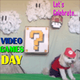 A Cute Video Games Day Ecard