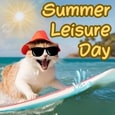 On Summer Leisure Day...