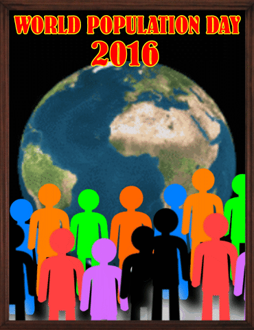 World Population Day Ecard.