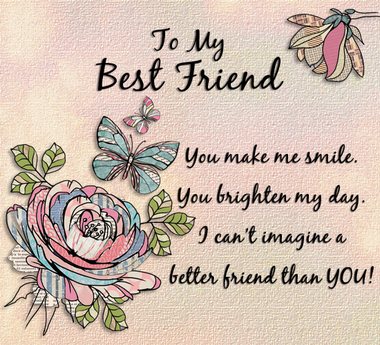 Best Friends Day Pretty Flowers. Free Flowers eCards, Greeting Cards ...