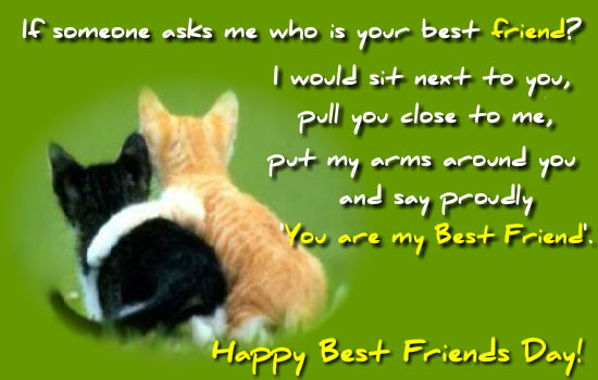 You Are My Best Friend! Free Happy Best Friends Day eCards | 123 Greetings