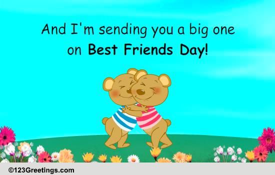 A Big Friendship Hug... Free Hugs eCards, Greeting Cards | 123 Greetings