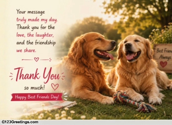 Thank Your Forever Friend
