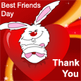 Thank You Hug For Best Friend.