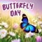 Fluttering By To Wish You A Joyful Day.