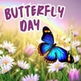 Fluttering By To Wish You A Joyful Day.