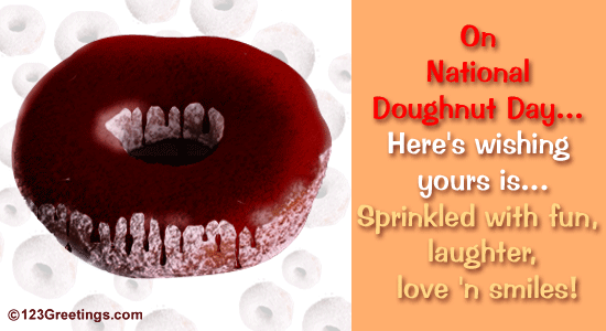 Fun Wish On National Doughnut Day.