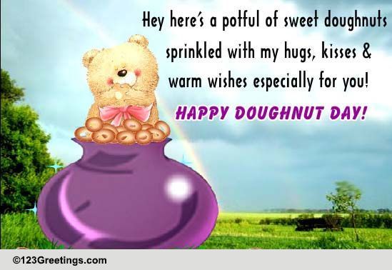 Send Cheerful Doughnut Day Wishes!