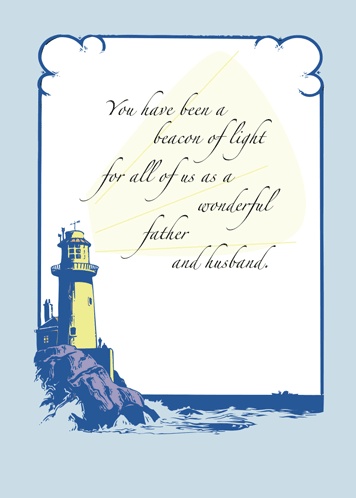 Father’s Day Lighthouse For Husband.