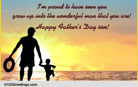 Father's Day Quote From Mother To Son