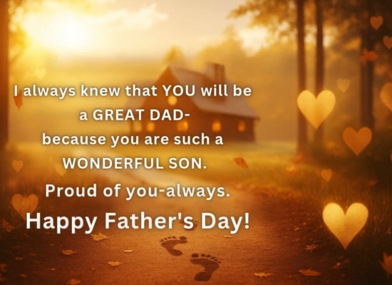 Perfect Fathers Day Ecard For Your Son