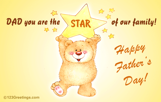 Dad, You Are The Star...