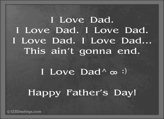 I Love Dad!