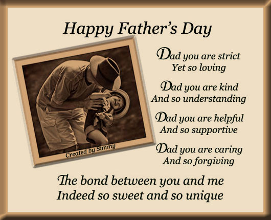 The Bond Between You And Me. Free Happy Father's Day eCards | 123 Greetings