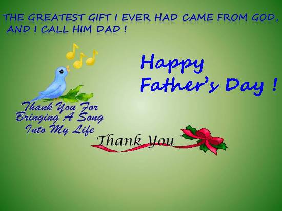 Beautiful 70 Father's Day Beautiful Card