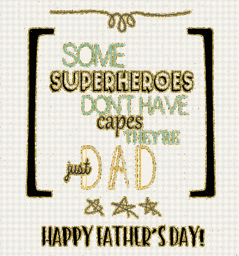 Happy Father’s Day Superhero Word...
