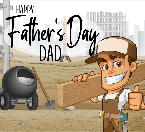 Carpenter Father’s Day Card.