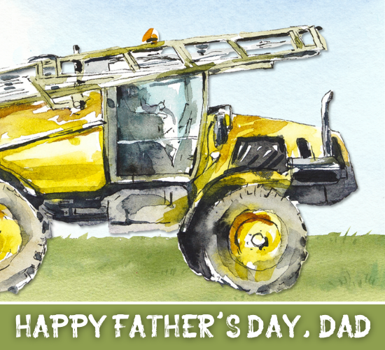 Tractor Father’s Day Card.