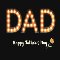 Father%92s Day Light Bulb Letters.