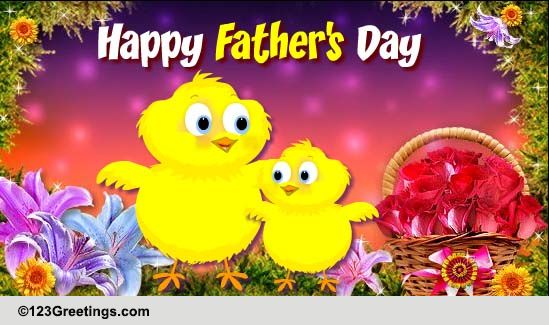 A Cute Father's Day Ecard.