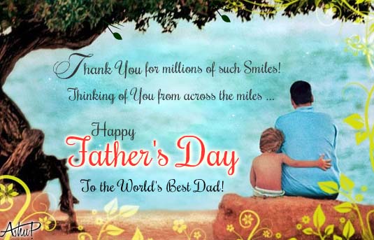 Thinking Of You From Across The Miles! Free Happy Father's Day eCards ...