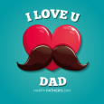 Father As Heart And Mustache!!
