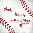 Dad’s Day Large Grunge Baseball.