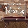 Billiards Father’s Day Card