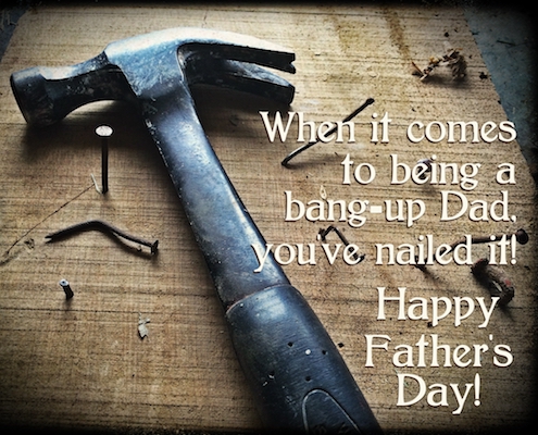 For A Bang-Up Dad.