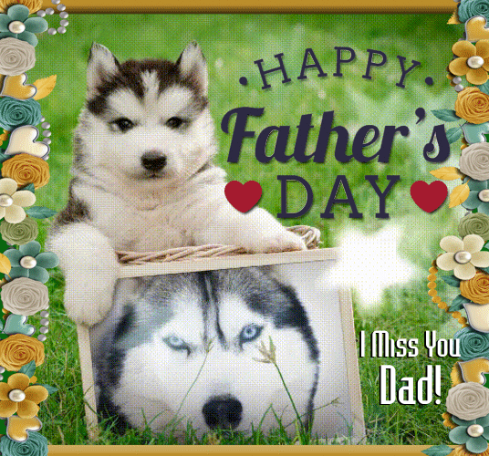 A Miss You Card For Your Dad.