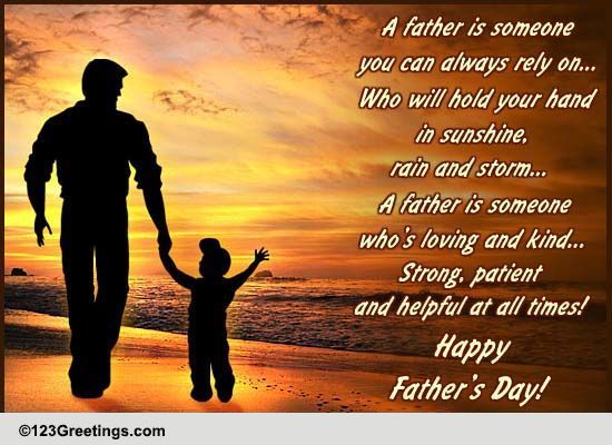 An Ode To Dad! Free Poems eCards, Greeting Cards | 123 Greetings