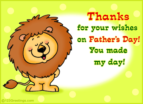 Send Father's Day Thanks!