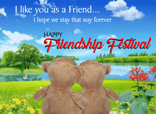 I Like You As A Friend.