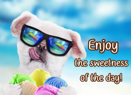 Send A Sweet Ice Cream Day Wish!