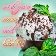 A Cream Mint Treat.