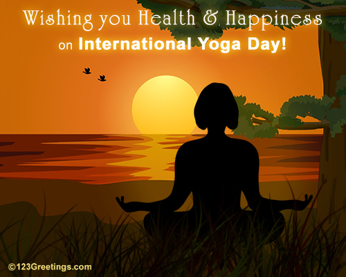 Health & Happiness On Intl. Yoga Day!