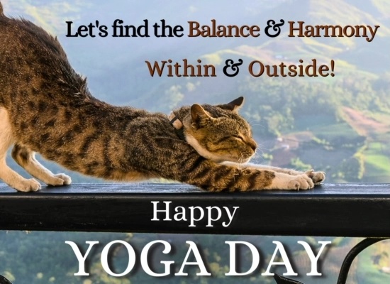 A Perfect International Yoga Day Ecard