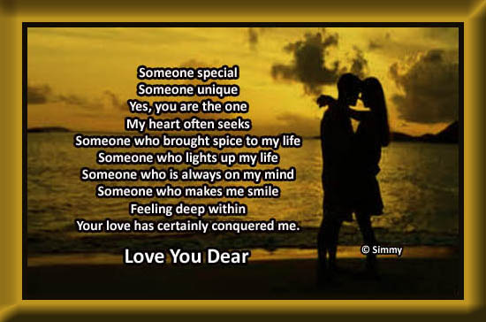 Love You Dear.