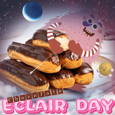 The Love Of Chocolate Eclair.