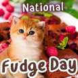 Cute Fudge Day Ecard...