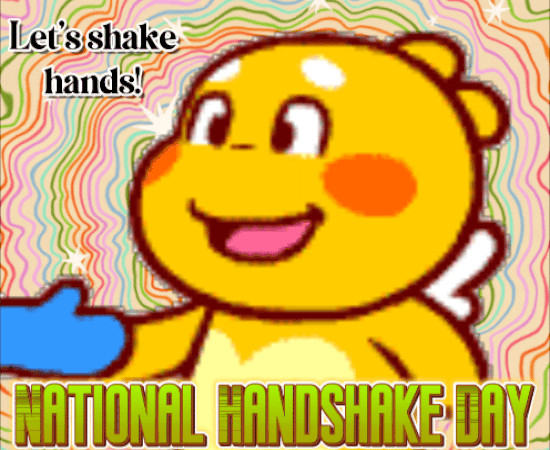 Let Us Shake Hands.