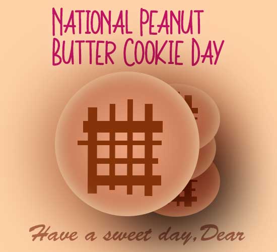 Happy Peanut Butter Cookie Day, Tasty.