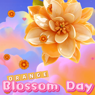 I Love The Beautiful Orange Blossom.