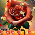 Red Rose Day Greetings.