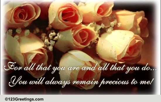 Bouquet Of Warm Wishes On Rose Month.
